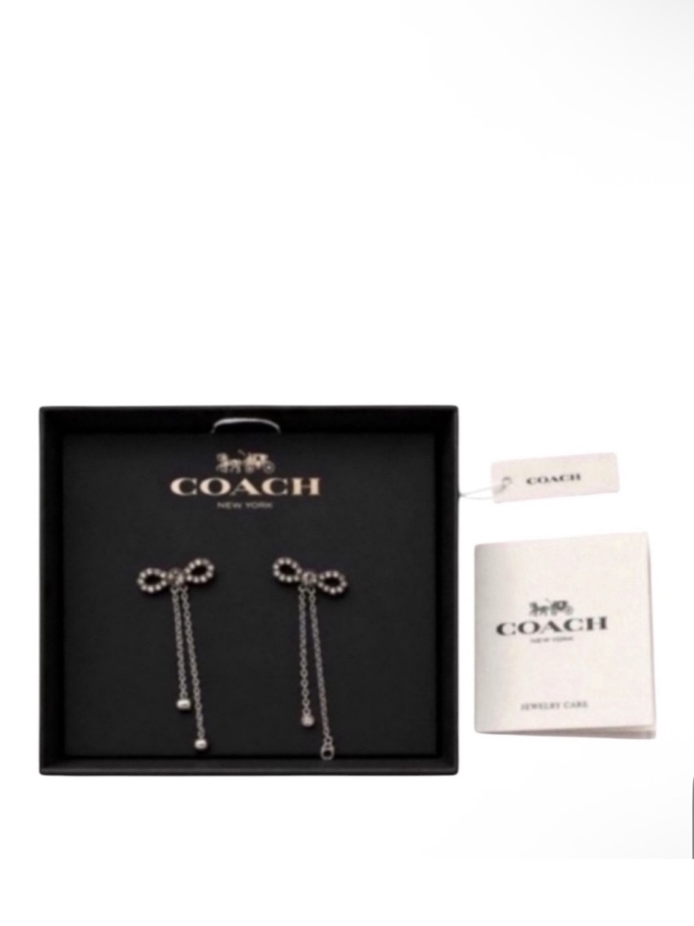 Coach Bow Earrings